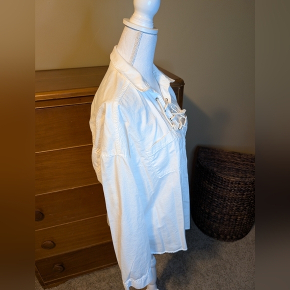 Sonoma top shirt white long sleeves Size XL - Picture 8 of 9